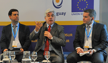 Ministro Tabaré Aguerre en Foro de Inversión Europea en Uruguay