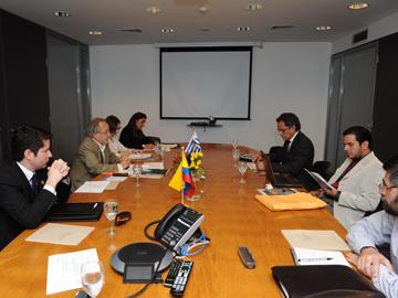 Reunión binacional Uruguay-Ecuador por temática drogas