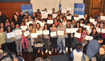 Egresados de Inefop recibiron diplomas