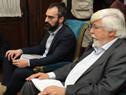 Eduardo Bonomi entregó materiales para la transición de gobierno a Jorge Larrañaga