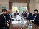 Vázquez se reunió con autoridades integrantes del Congreso Judío Latinoamericano