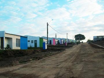 Nuevas viviendas en Paysandú. Foto: MIDES Nuevas viviendas en Paysandú. Foto: MIDES