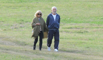 Jubilados en caminata