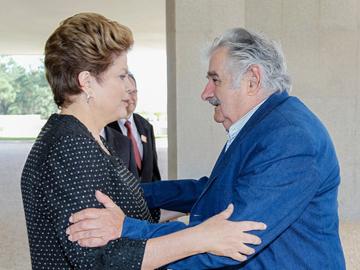 Presidentes José Mujica y Dilma Rousseff