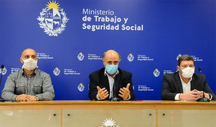 Marcelo Abdala, Pablo Mieres y Pablo Darscht Marcelo Abdala, Pablo Mieres y Pablo Darscht