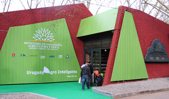 Estand del Ministerio de Ganadería en la Expo Prado 2014
