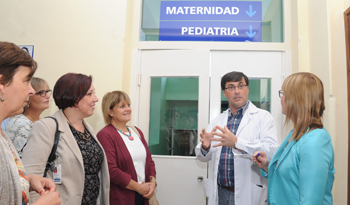 Autoridades de MSP y ASSE en recorrida por el Hospital de Treinta y Tres