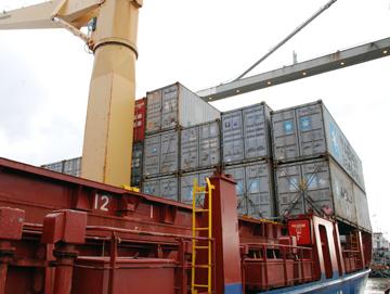 Barco cargado