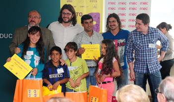 Entrega de premios en el marco del concurso nacional de cortometrajes y animación Animate V