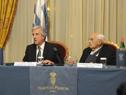 Presidente Tabaré Vázquez en conferencia de prensa en Roma
