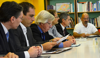 Ministro Astori en Secretariado del PIT-CNT