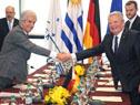 Conferencia de prensa una vez culminada reunión ampliada entre ambos mandatarios