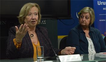 María Julia Muñoz y Liliam Kechichian en presentación de 2.º Festival Cervantino