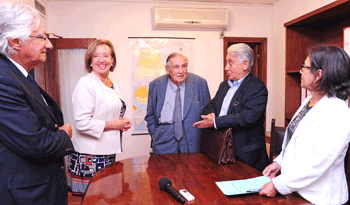 Firma del convenio.