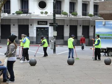 Trabajos comunitarios en el marco de la Ley de Faltas