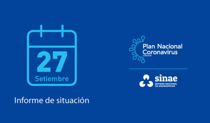 Portada del informe del Sistema Nacional de Emergencias