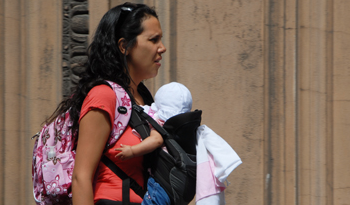 Madre con su bebé