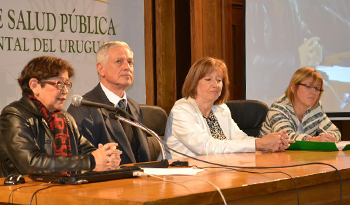Panel sobre la Semana Mundial de la Lactancia con la presencia del ministro de Salud Pública, Jorge Basso