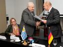 Ministro Víctor Rossi recibió al viceministro de Transporte alemán