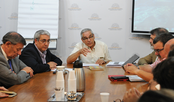 Enzo Benech con gremiales agropecuarias