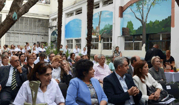 Celebración del 93° del Hospital Luis Pasteur, en Montevideo.