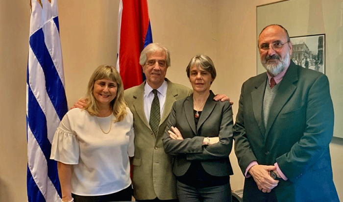 Presidente Vázquez con directores de la Institución Nacional de Derechos Humanos Presidente Vázquez con directores de la Institución Nacional de Derechos Humanos