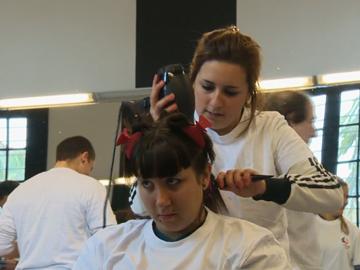 Estudiantes en taller de CECAP