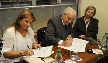 Firma del convenio