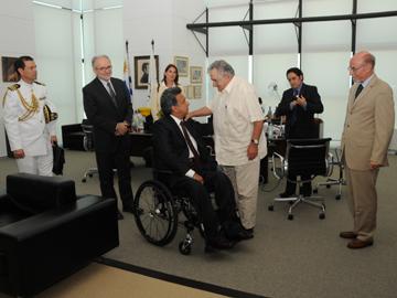 Mujica con el vicepresidente