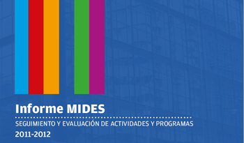 Portada del documento presentado por el MIDES Portada del documento presentado por el MIDES