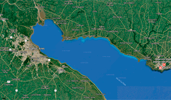 Mapa del Río de la Plata