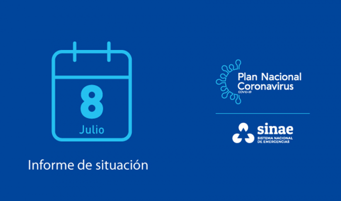 Portada del informe diario del Sinae