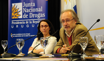 Secretario General de la JND, Julio Calzada, en presentación de estudio sobre drogas y VHI/SIDA