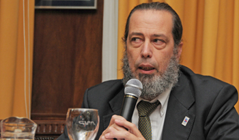 El presidente de la Administración Nacional de Puertos, Alberto Díaz