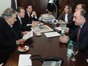 Presidente José Mujica recibió al canciller de Azerbaiyan en la Torre Ejecutiva