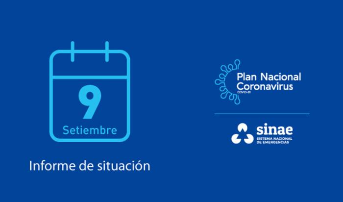 Portada del reporte diario del Sinae