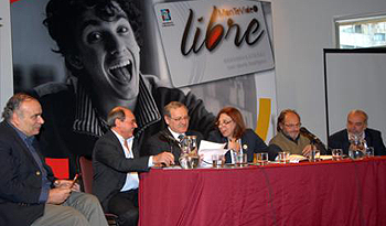 Autoridades en la presentación de la tarjeta Montevideo Libre Autoridades en la presentación de la tarjeta Montevideo Libre