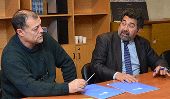 Conrado Ramos y Nelson Villarreal