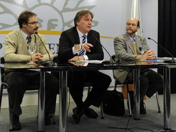 Ministro Lorenzo y jerarcas del MEF
