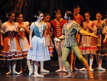 Actores en obra de teatro