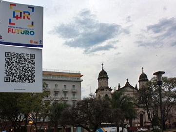 Plaza pública donde se implementará el Código QR