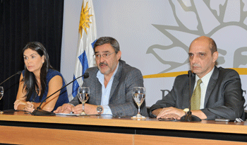 Legisladores Verónica Alonso, Luis Gallo y Daniel Radío