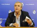 Conferencia de prensa del ministro del Interior, Jorge Larrañaga
