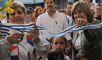 Inauguración de obras en escuela de Dolores