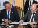 Firma de convenio entre Intendencia de Maldonado y ANTEL