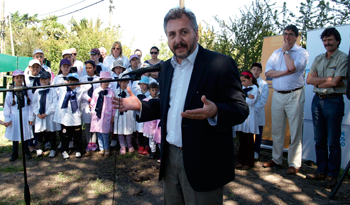Pablo Genta presenta la estación experimental