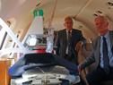 Ministros de Salud y de Defensa encabezaron la presentación oficial de la aeronave C-29 Hawker