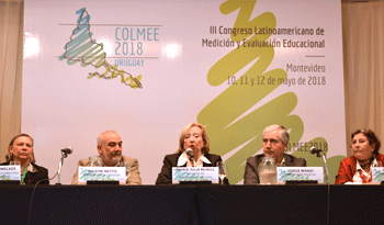 Autoridades en apertura al III Congreso Latinoamericano de Medición y Evaluación Educacional