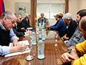 Tabaré Vázquez encabezó reunión con representantes del PIT-CNT para analizar situación en el sector del gas