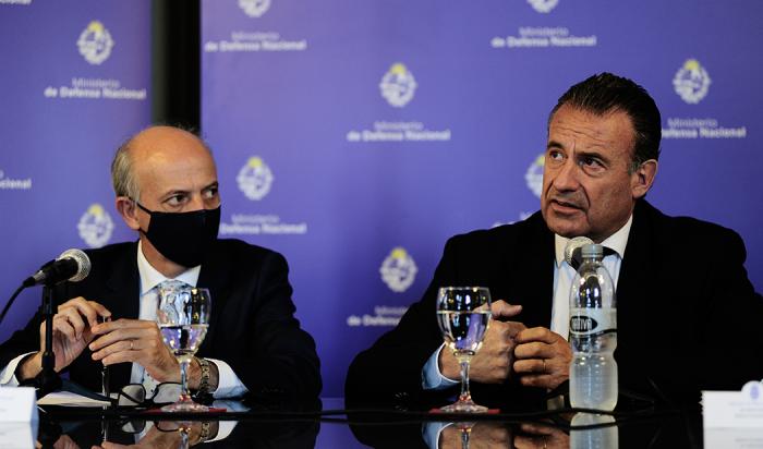 Ministros Javier García y Daniel Salinas